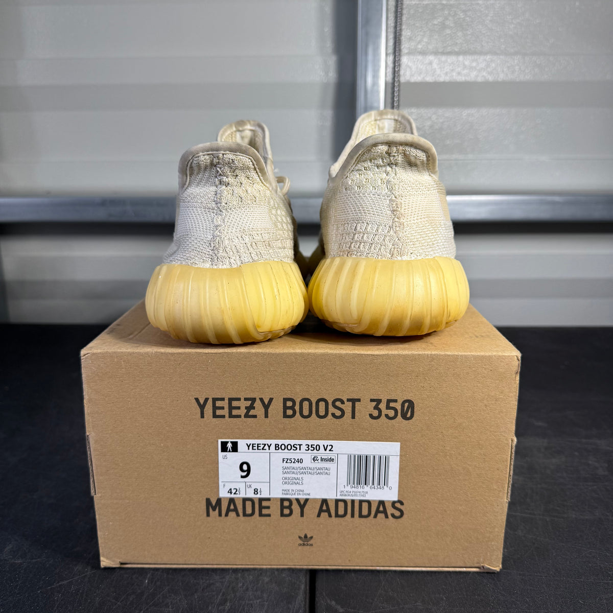 Size 9 - Yeezy 350 Natural