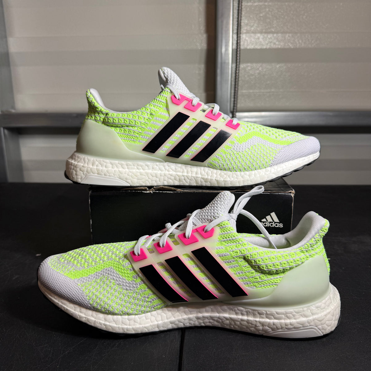 Size 12 - adidas UltraBoost 5.0 DNA Dash Grey Signal Green