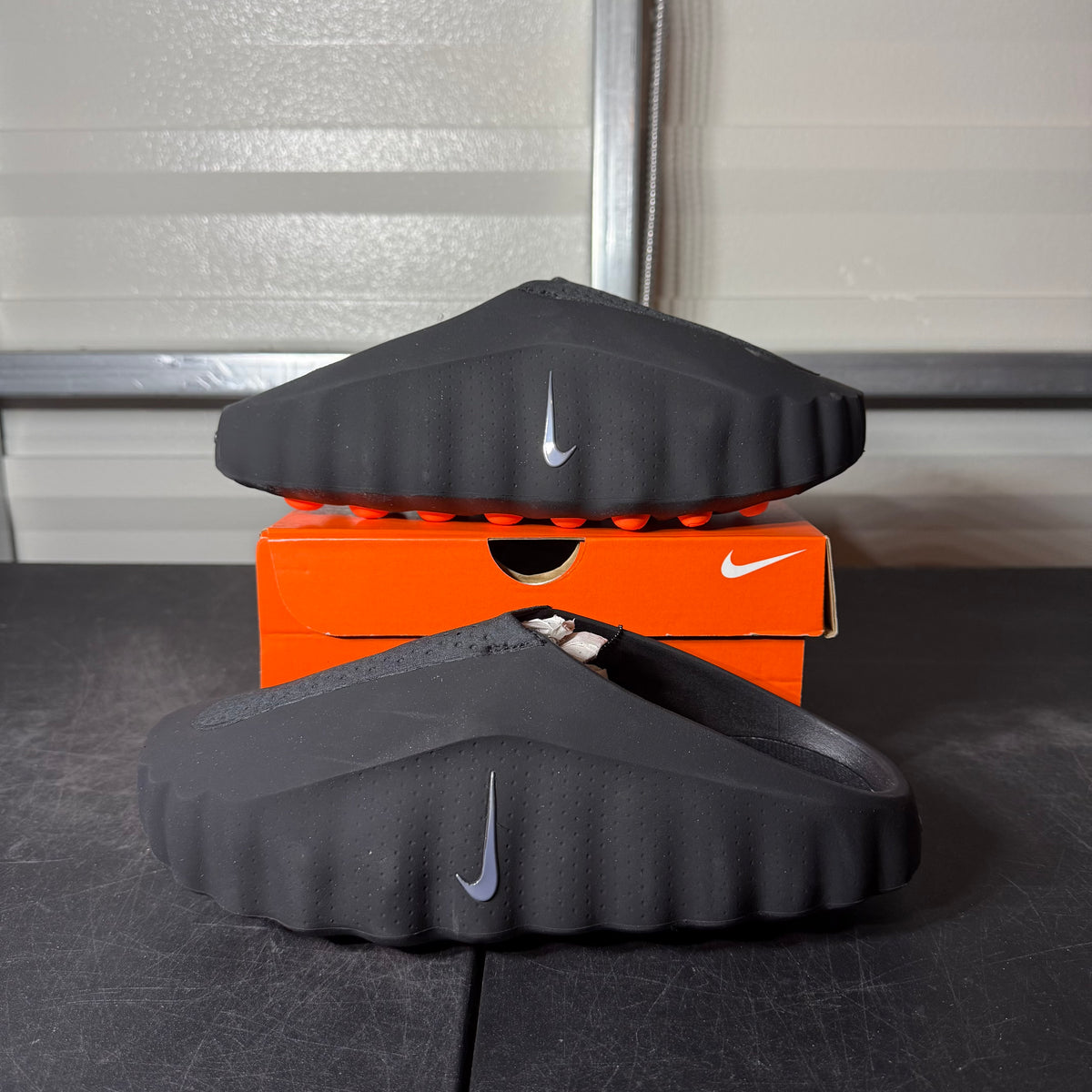 Size 11 - Nike Mind Slide Black Chrome