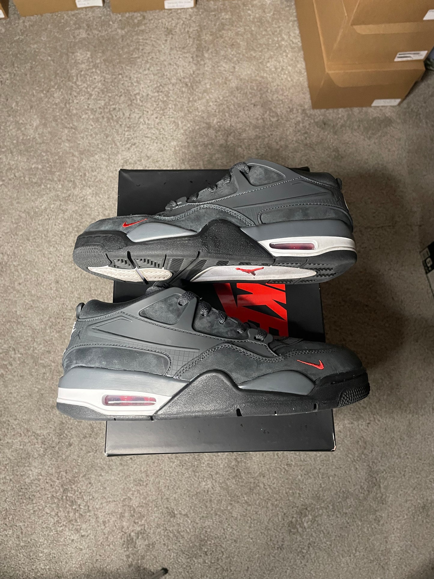 Size 7 - Nigel Sylvester x Air Jordan 4 RM SP Driveway Grey