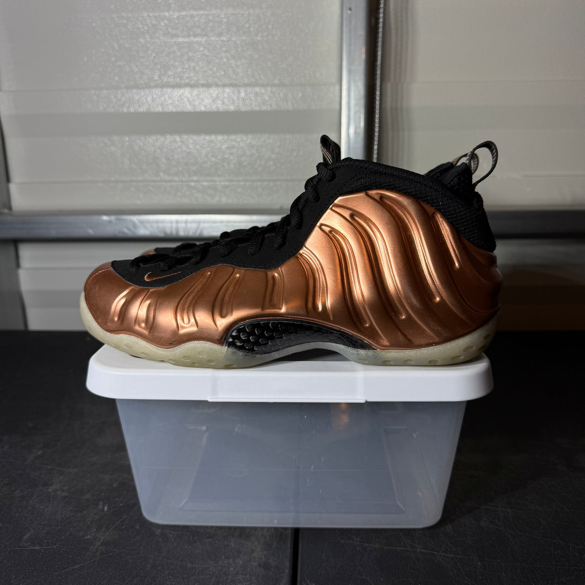 Size 9.5 - Nike Foamposite One Copper