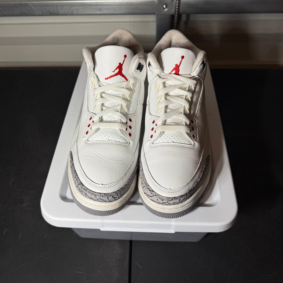 Size 10 - AJ 3 Reimagined White Cement