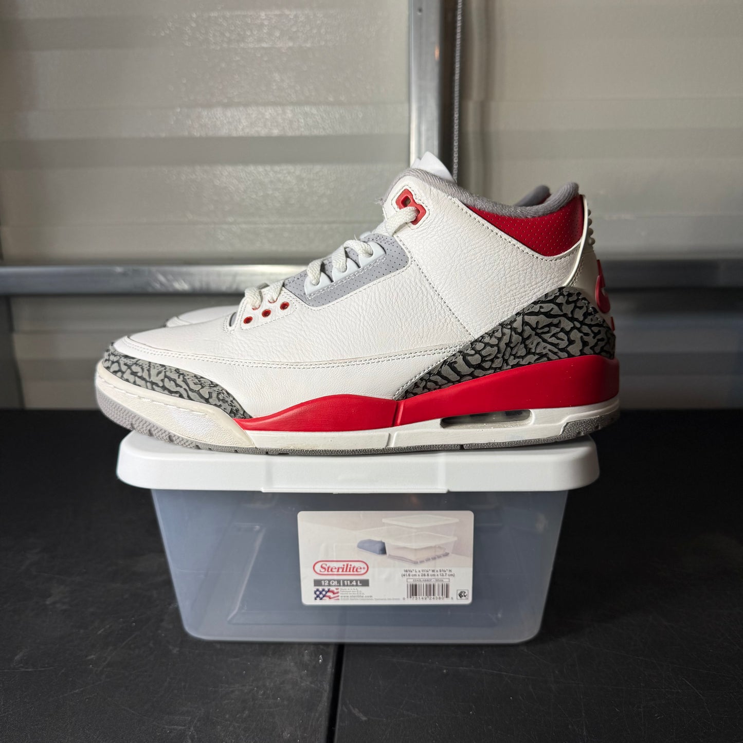 Size 12 - AJ 3 Fire Red
