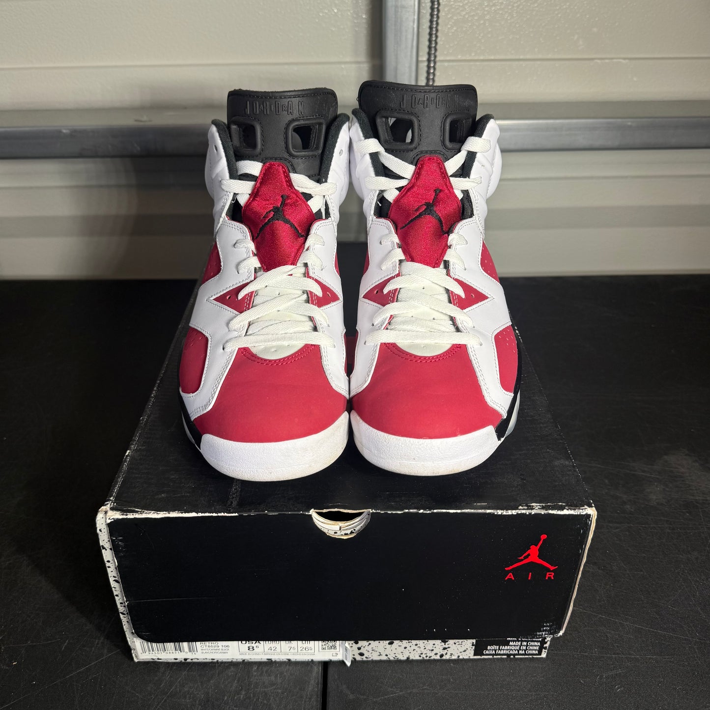 Size 8.5 - AJ 6 Carmine