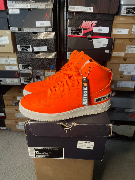 Size 11 - AF1 High Just Do It