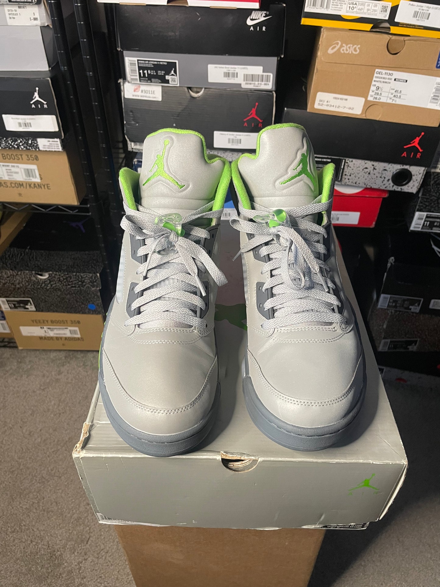 Size 12 - Jordan 5 Retro Green Bean