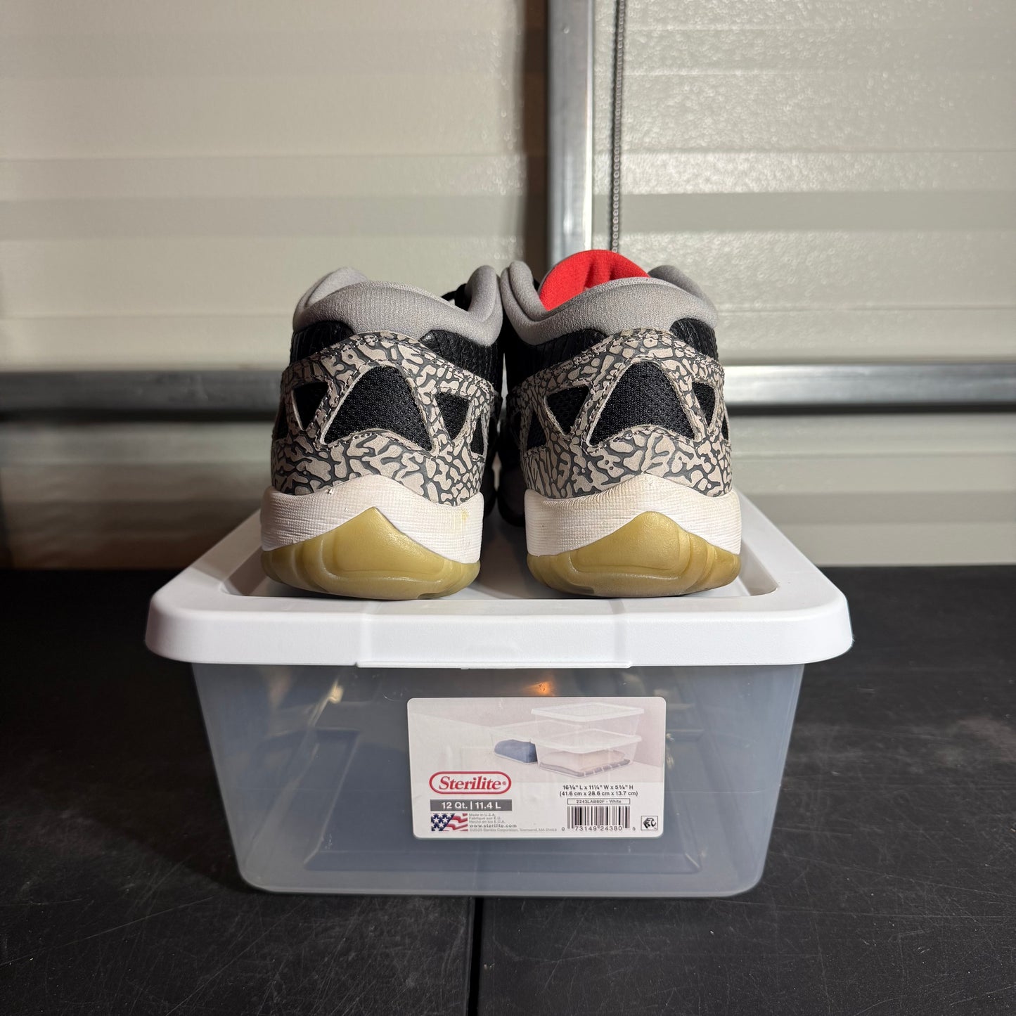 Size 11 - AJ 11 Retro IE Low Black Cement