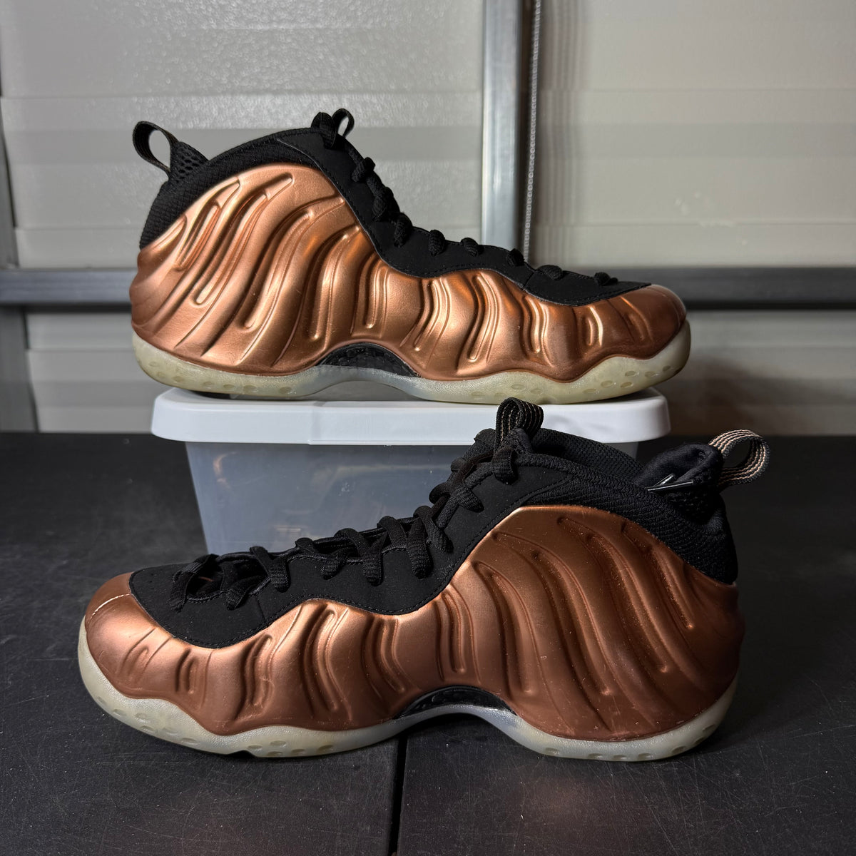 Size 9.5 - Nike Foamposite One Copper