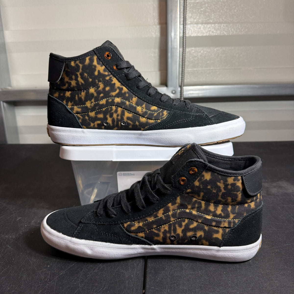 Size 12 - Vans Mid Top Animal Print
