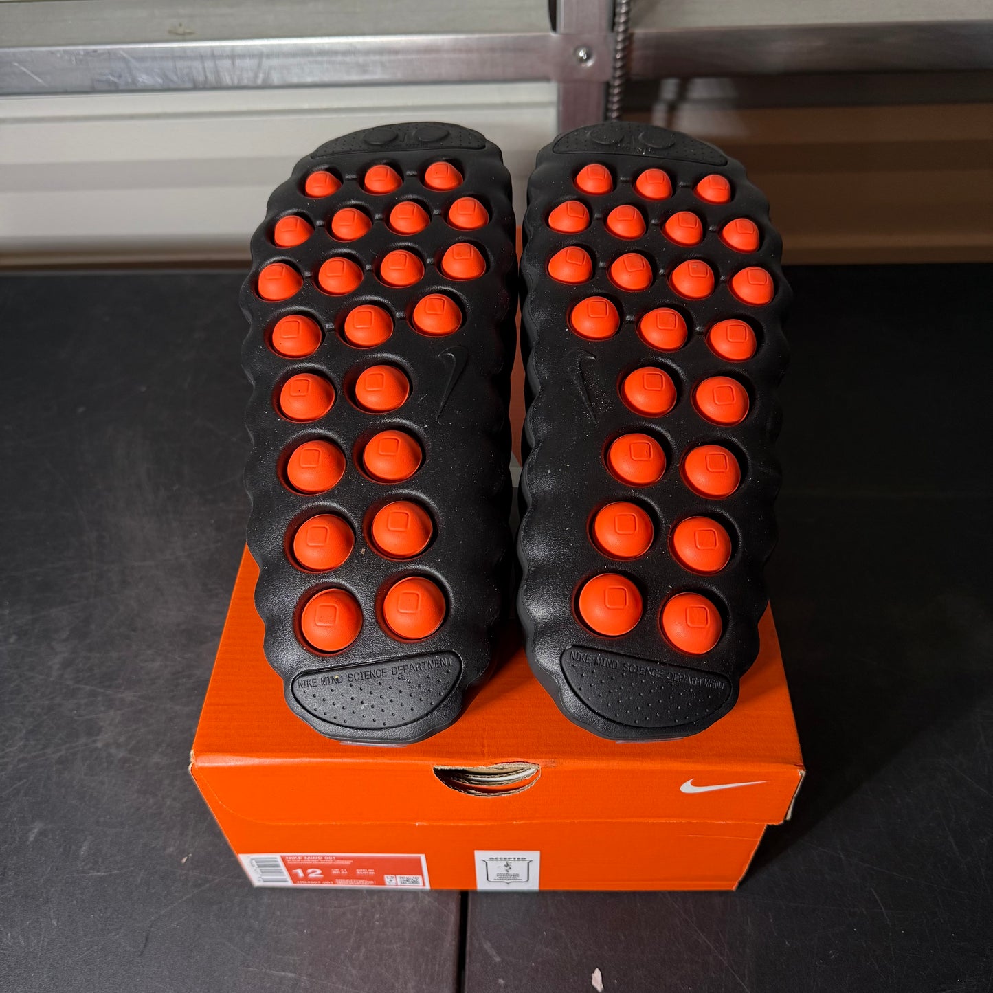 Size 12 - Nike Mind Slide Black Chrome