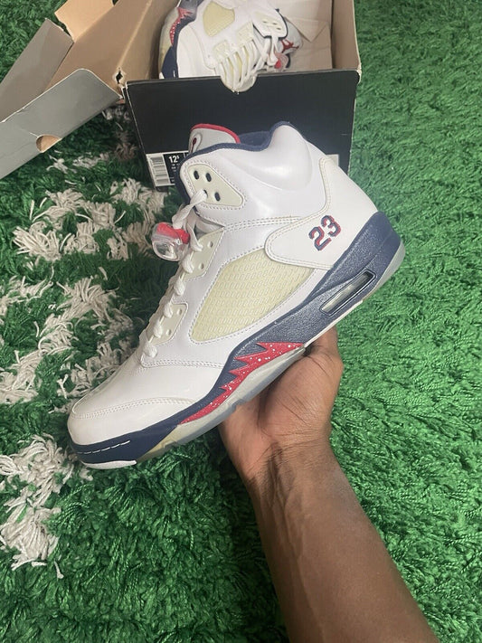 Size 12.5 - Air Jordan 5 Retro Olympic