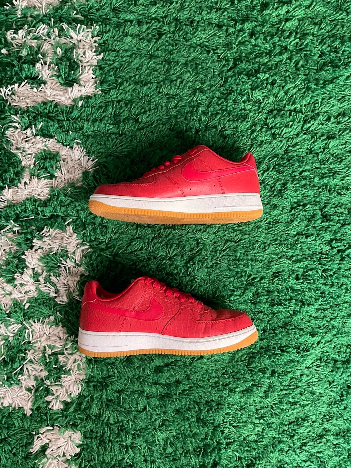 Size 10 - Nike Air Force 1 '07 LV8 Low Red Python