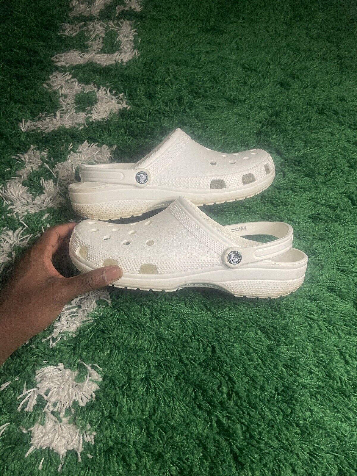 Crocs Men Size 12 White