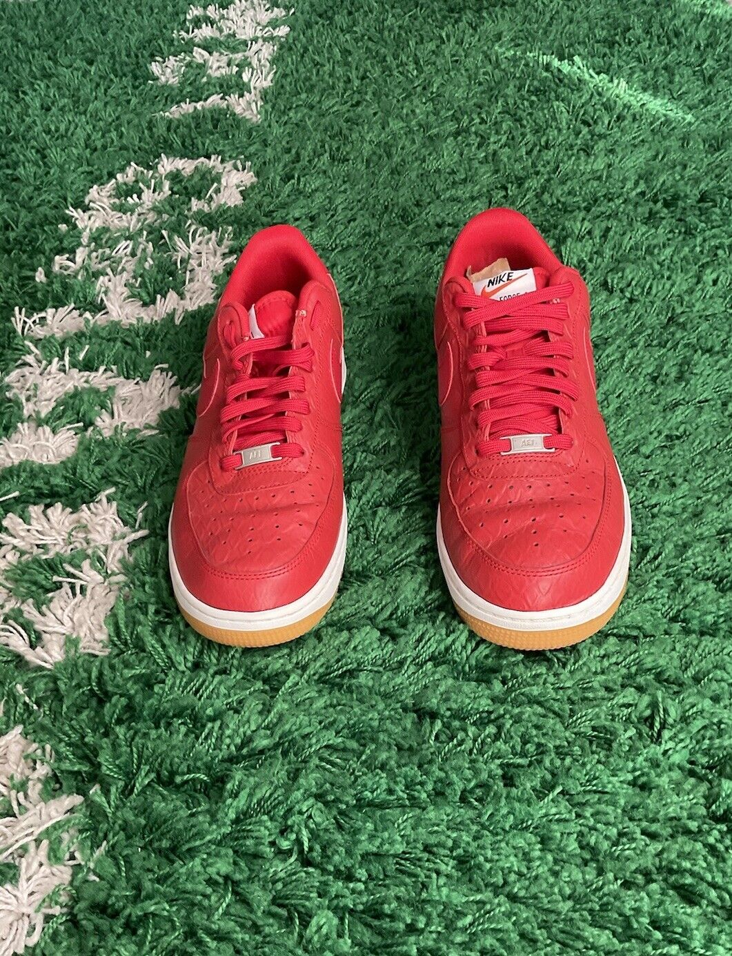 Size 10 - Nike Air Force 1 '07 LV8 Low Red Python