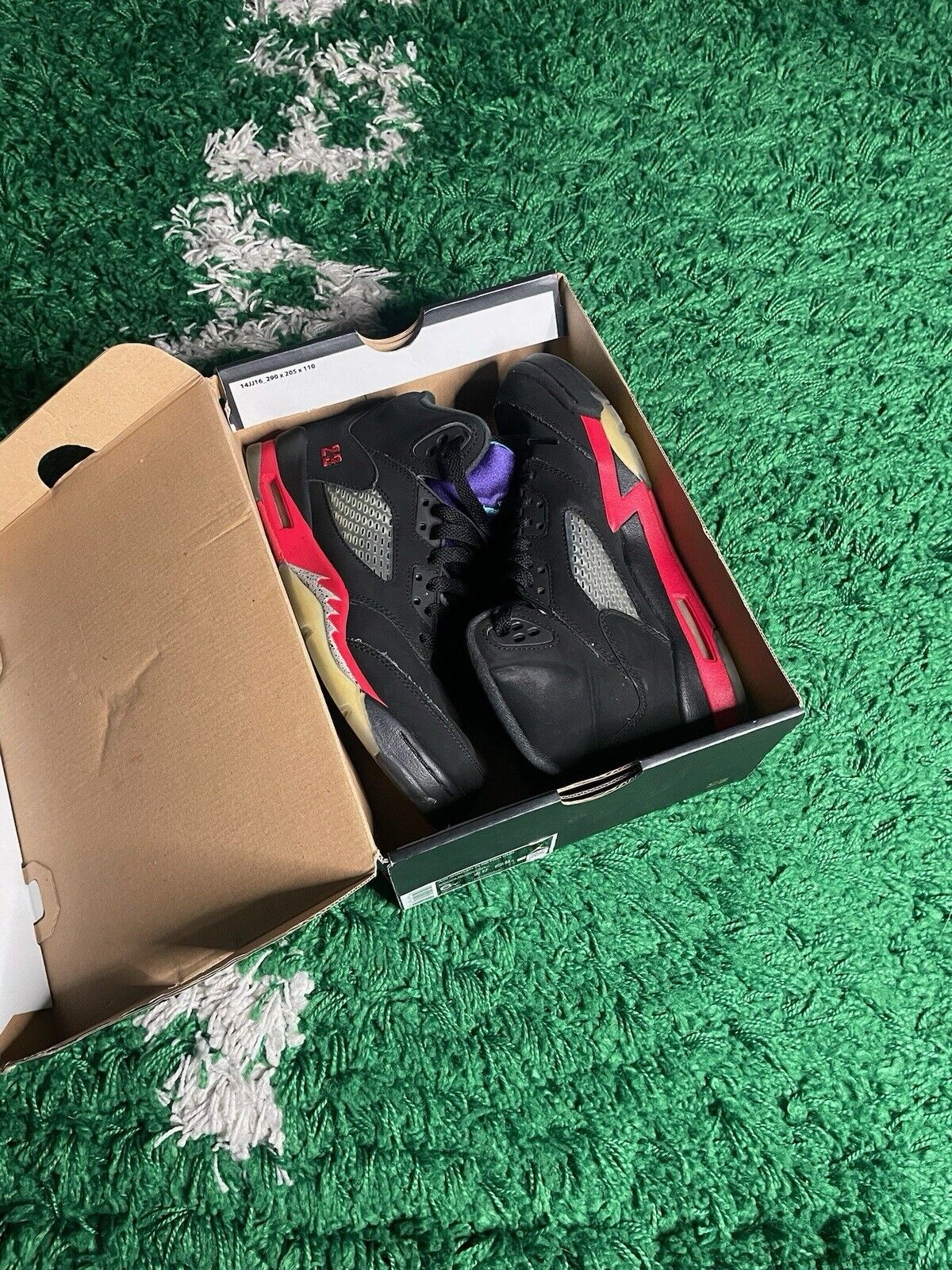 Size 6 - Jordan 5 Retro Top 3 Black 2020