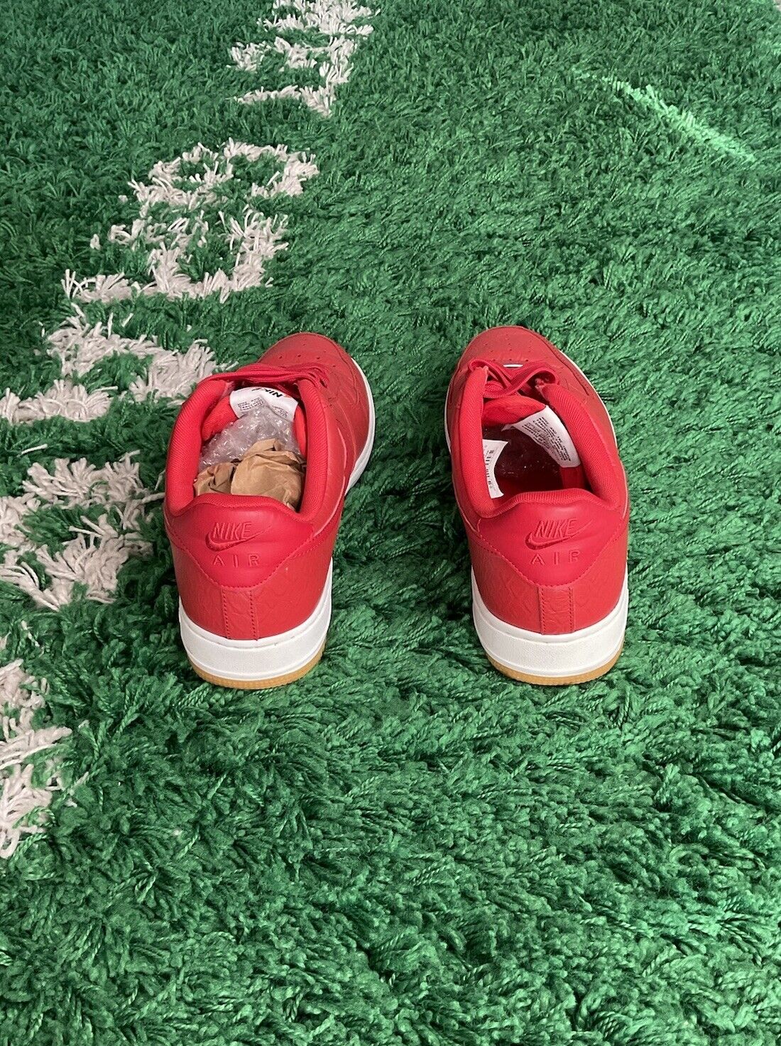 Size 10 - Nike Air Force 1 '07 LV8 Low Red Python