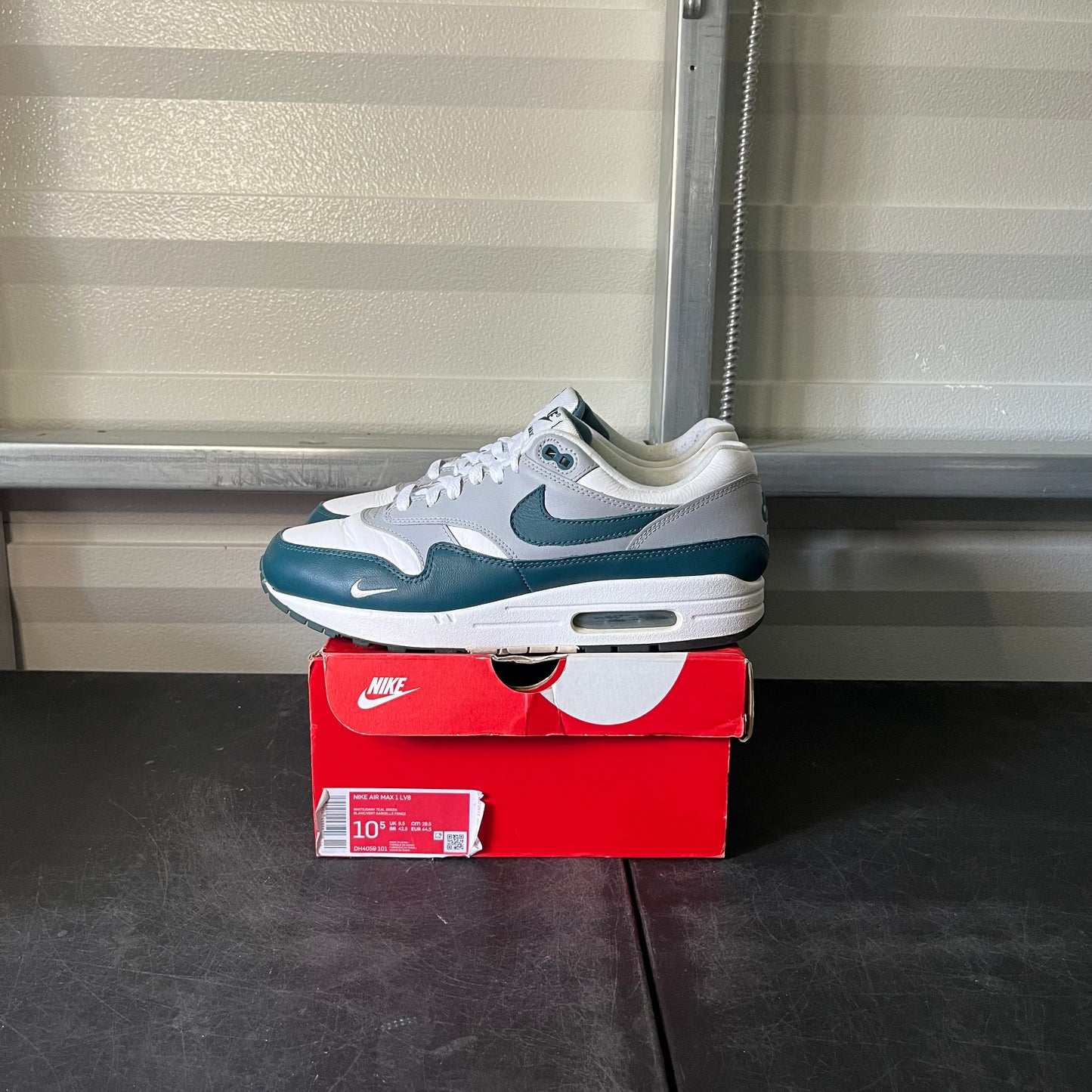 Size 10.5 - Nike Air Max 1 Teal Green