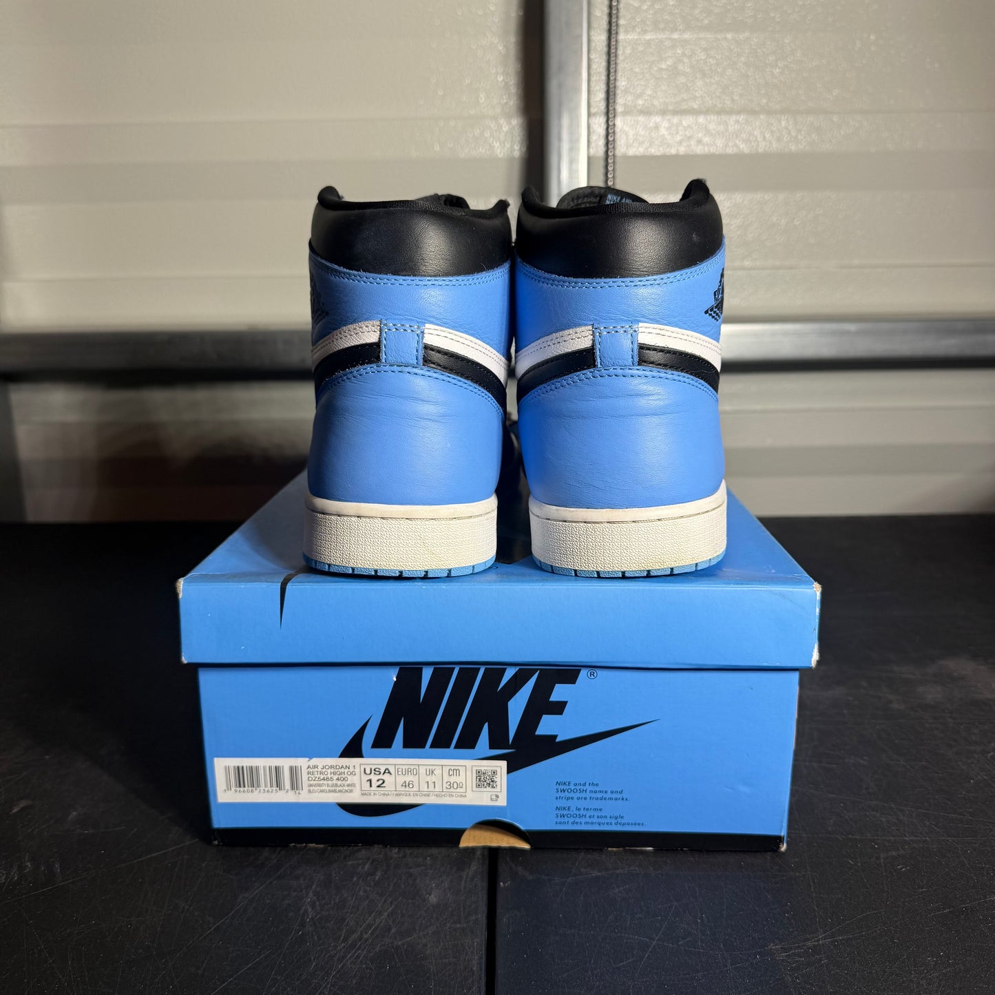 Size 12  - AJ 1 Retro High OG UNC Toe