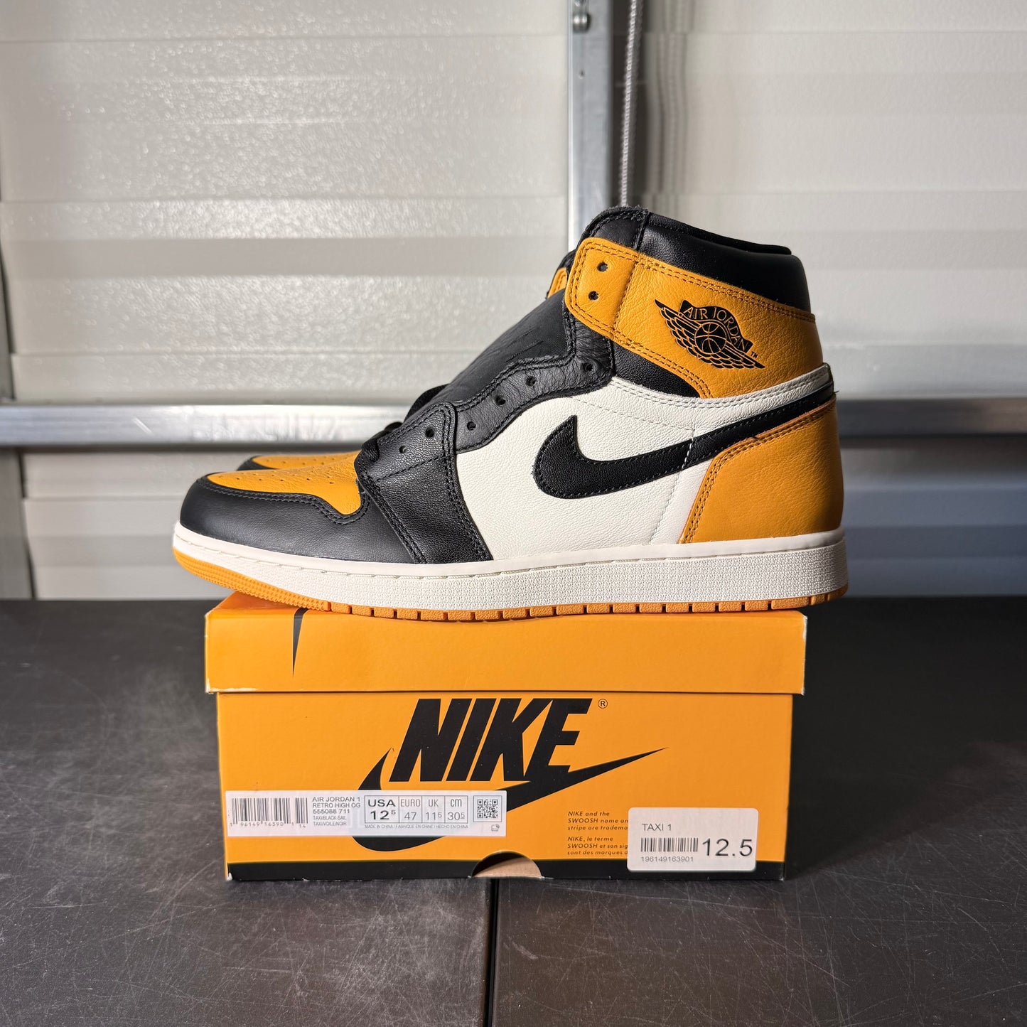 Size 12.5 - AJ 1 Taxi