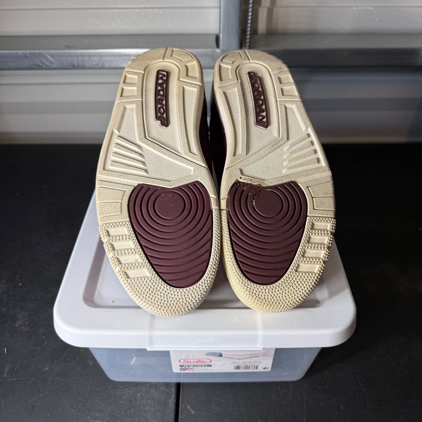 Size 12W - AJ 3 Bordeaux