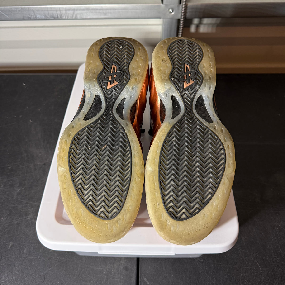 Size 9.5 - Nike Foamposite One Copper