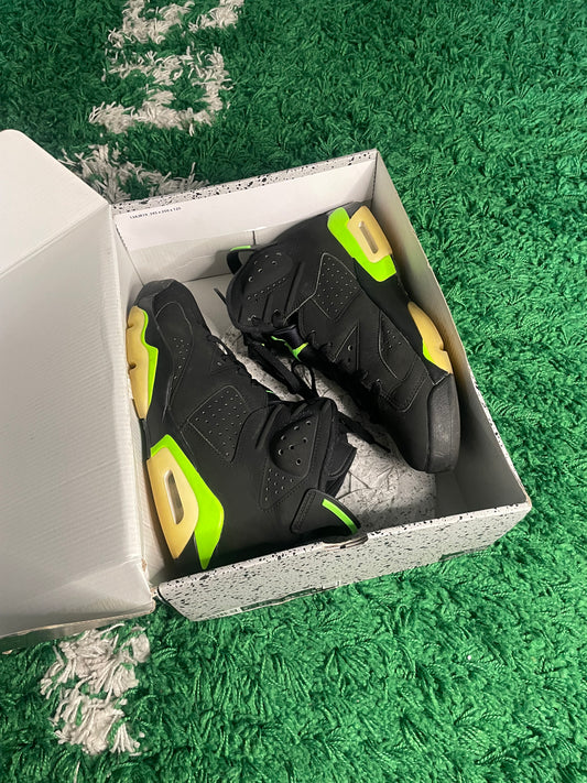 Size 9 - Jordan 6 Retro Electric Green 2021