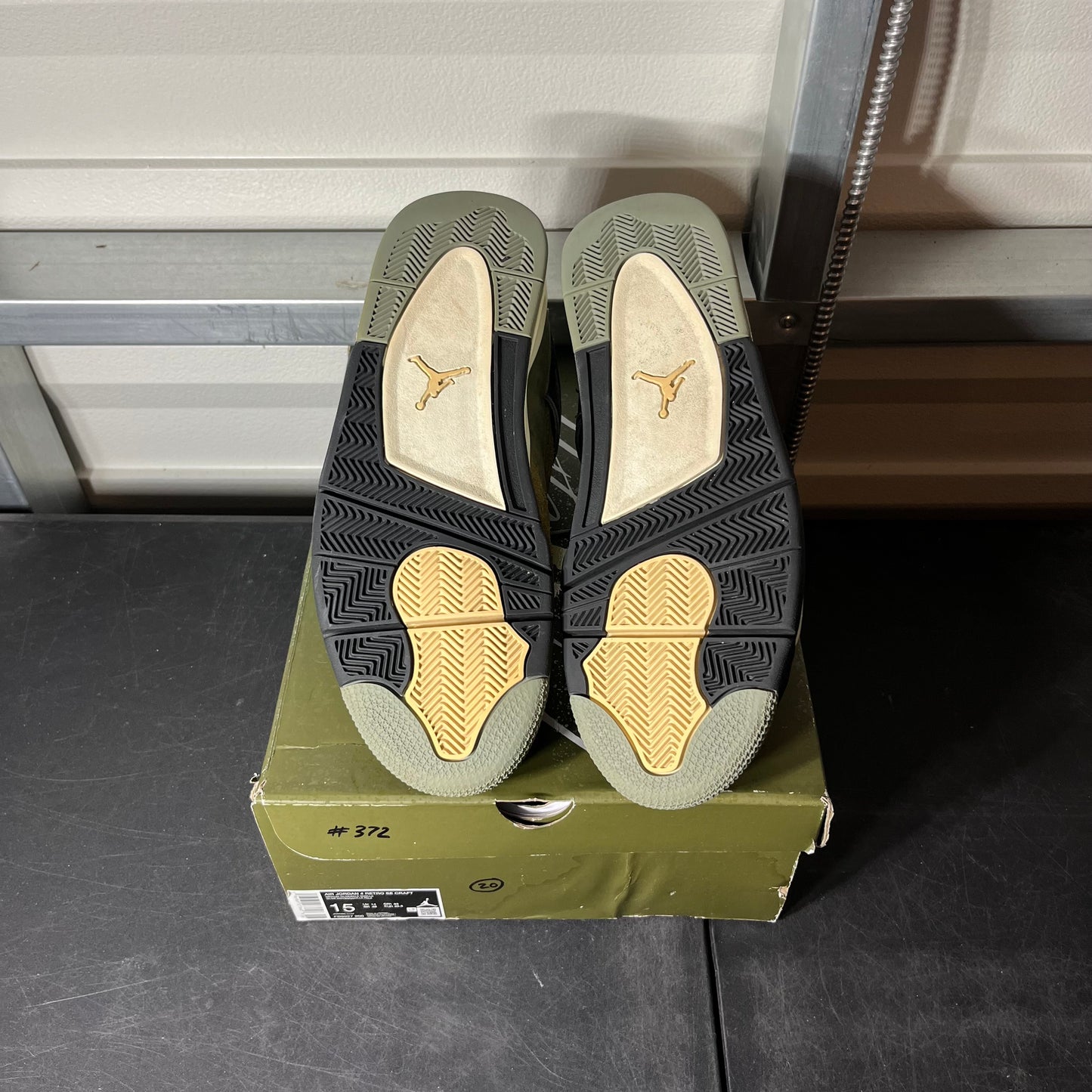 Size 15 - AJ 4 Craft Olive