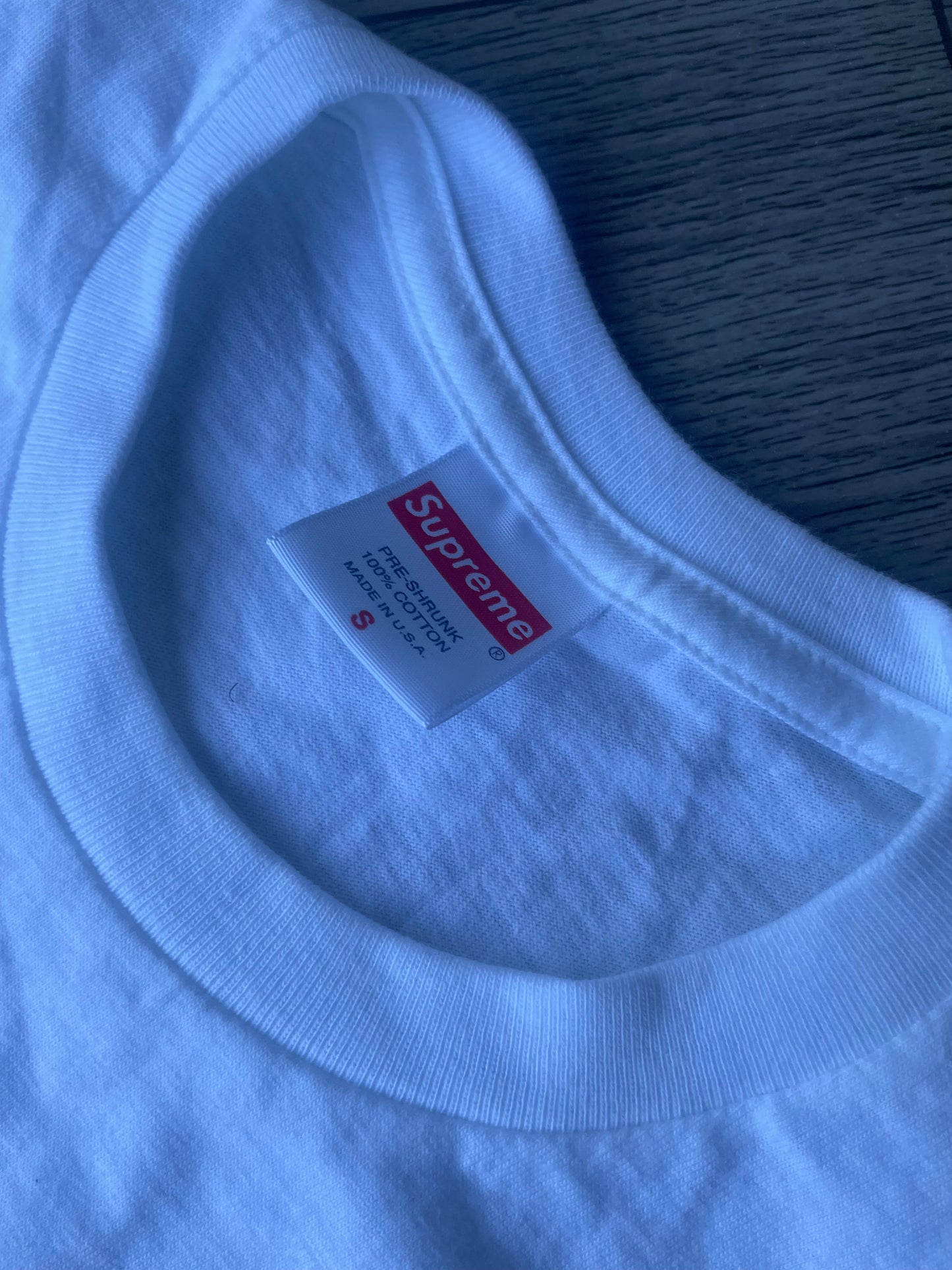 Supreme Ralph Stedman White Box Logo Small