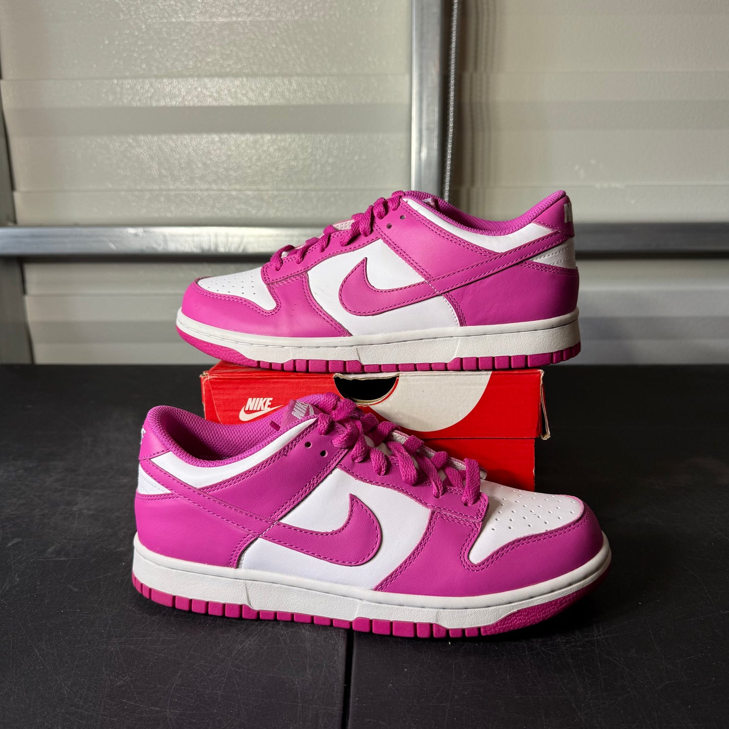 Size 7Y - Dunk Low Fuchsia