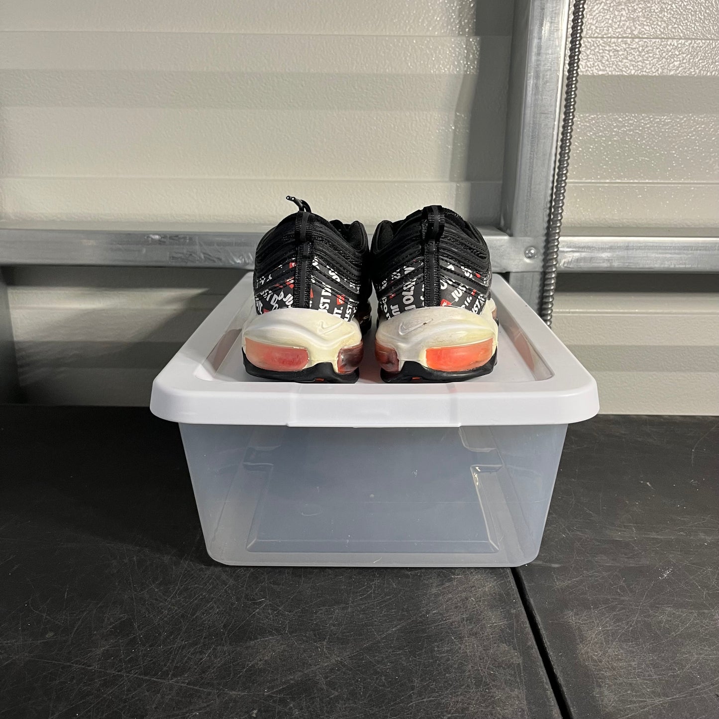 Size 6Y - Air Max Black Just Do it