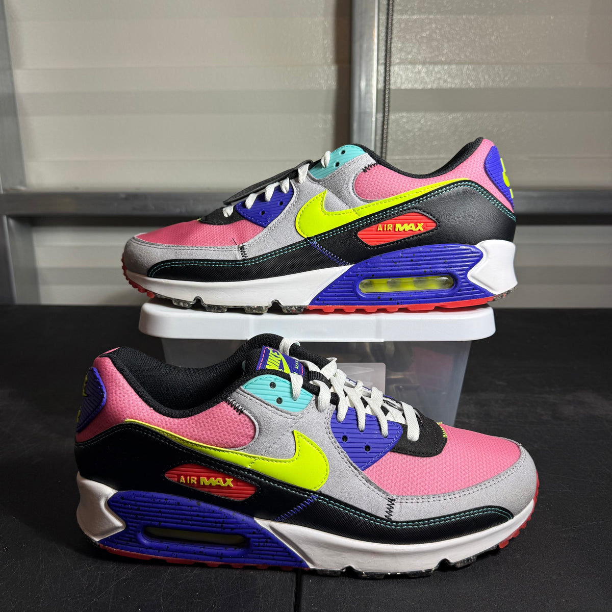 Size 12.5 - Nike Air Max 90 Exeter Edition Neon