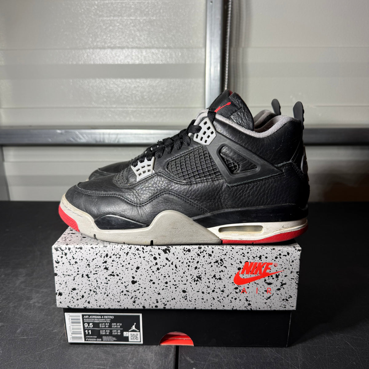 Size 9.5 - AJ 4 Bred Reimagined