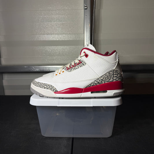 Size 10 - AJ 3 Cardinal