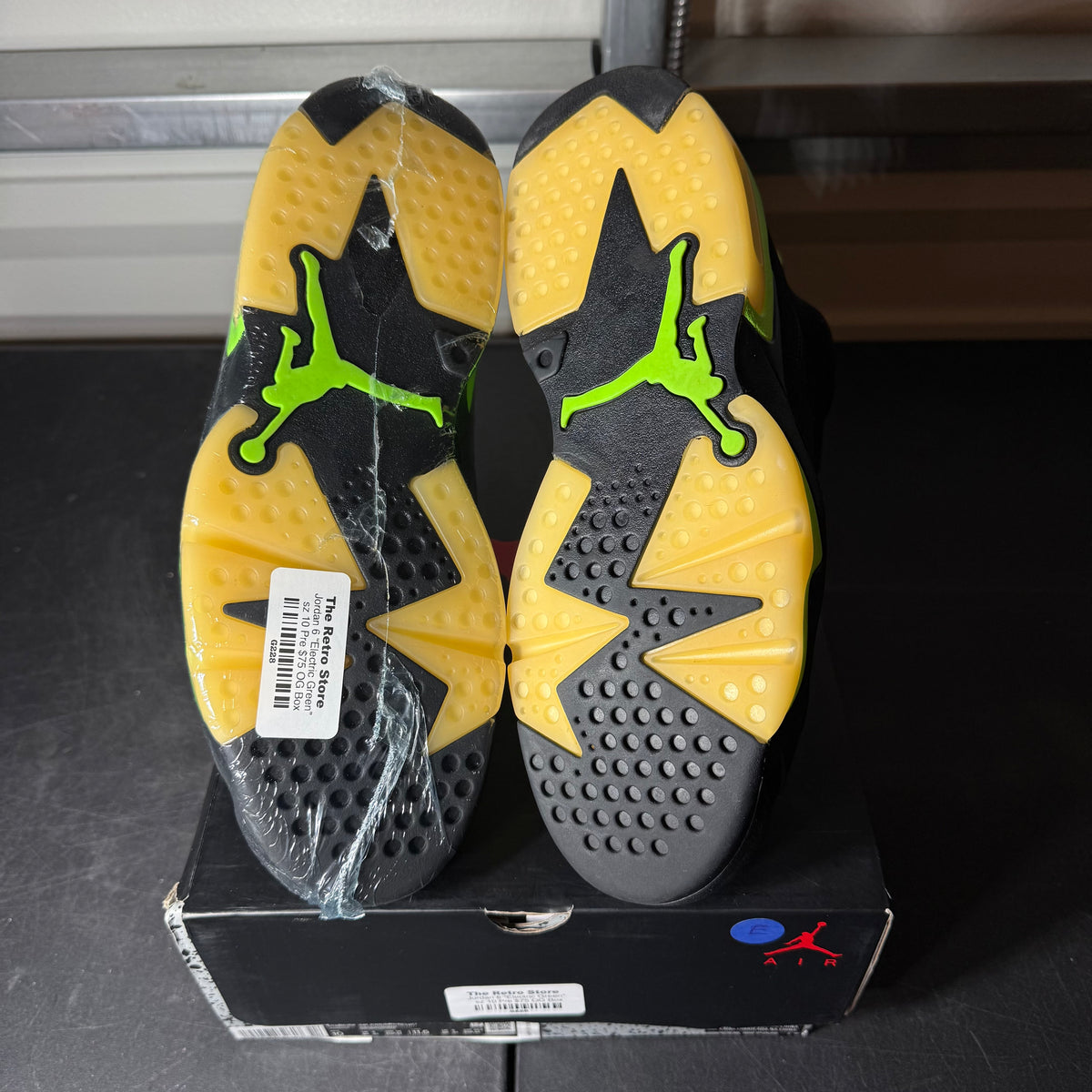 Size 10 - AJ 6 Electric Green