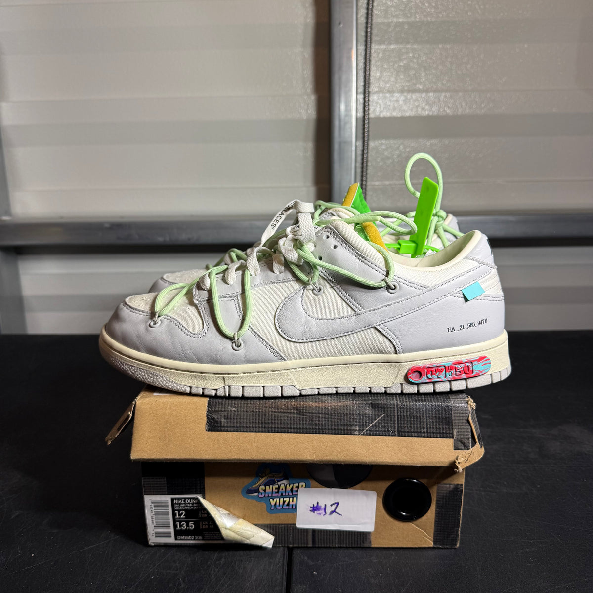 Size 12 - Off-White x Dunk Low Lot 07 of 50