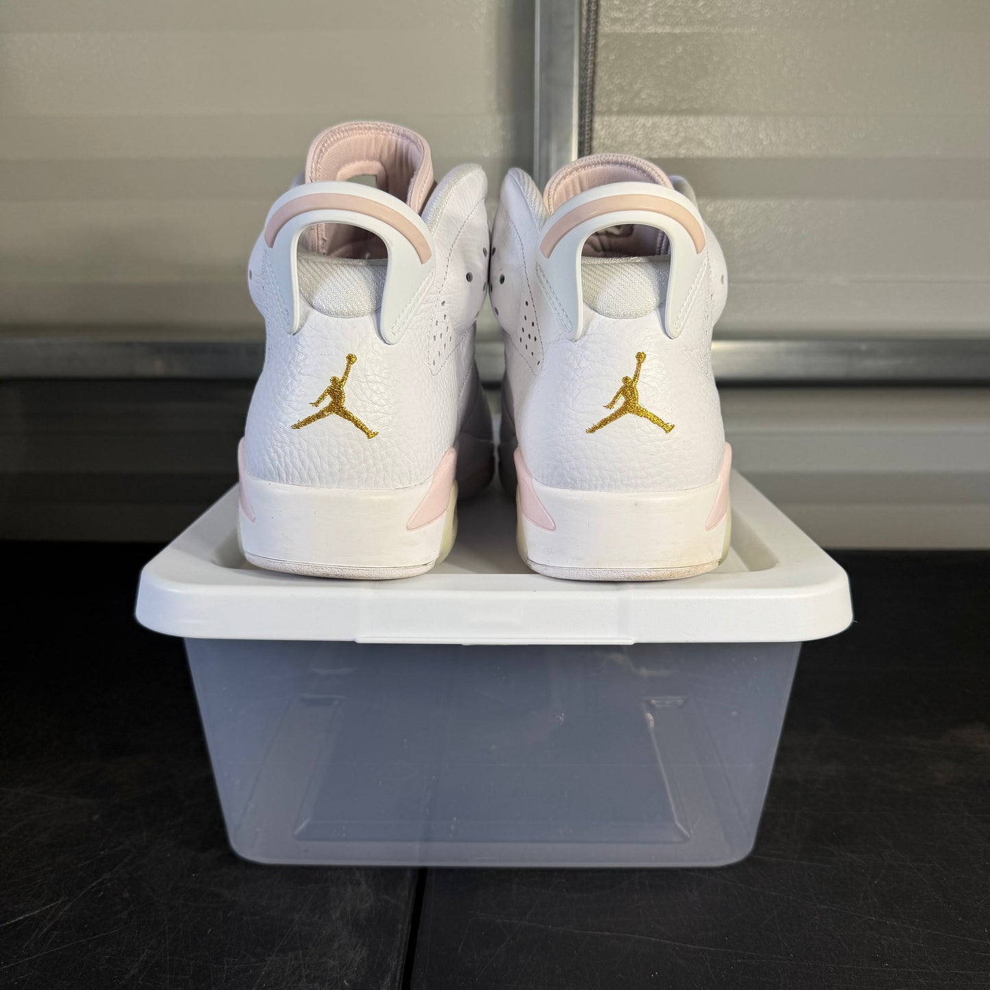 Size 10M - AJ 6 Gold Hoops