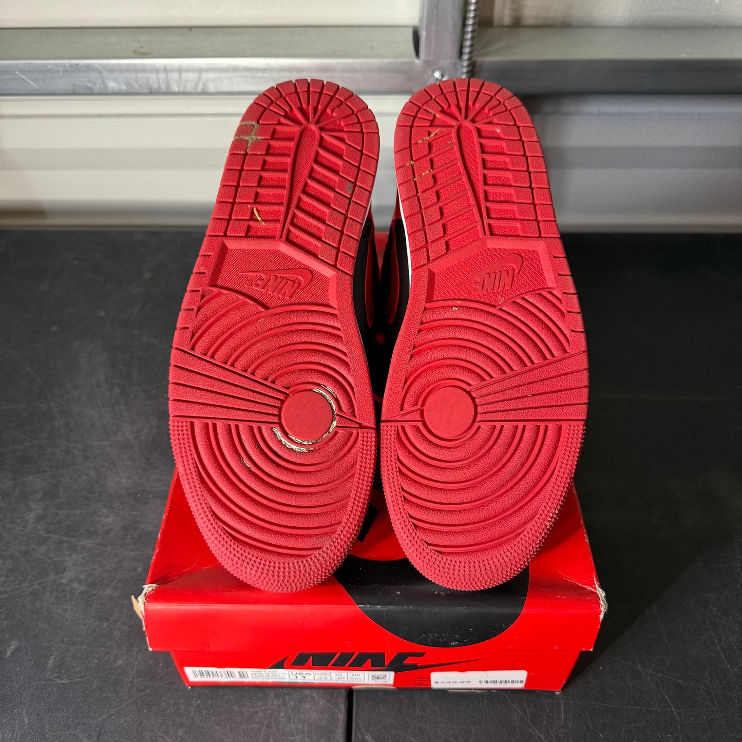 Size 11W - AJ 1 Satin Bred