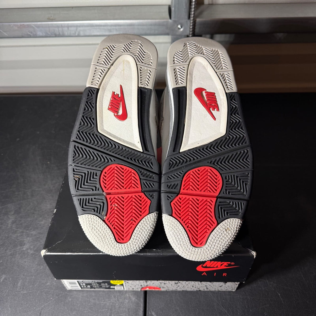 Size 10 - AJ 4 White Cement