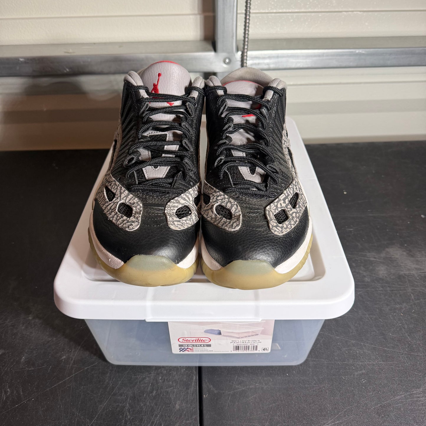 Size 11 - AJ 11 Retro IE Low Black Cement