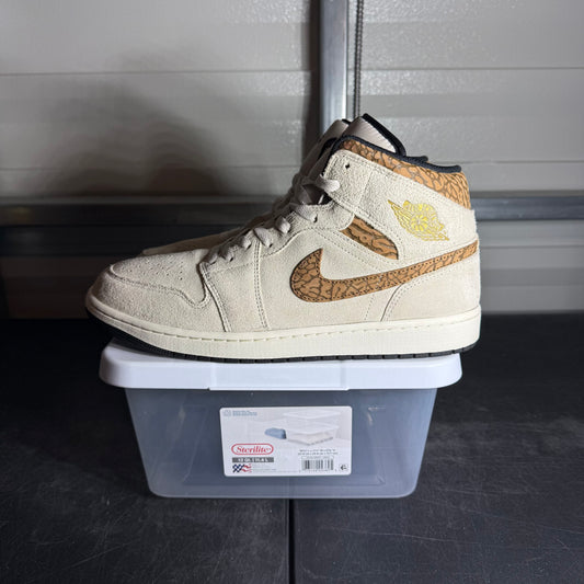 Size 12 - AJ 1 SE Mid Brown Elephant