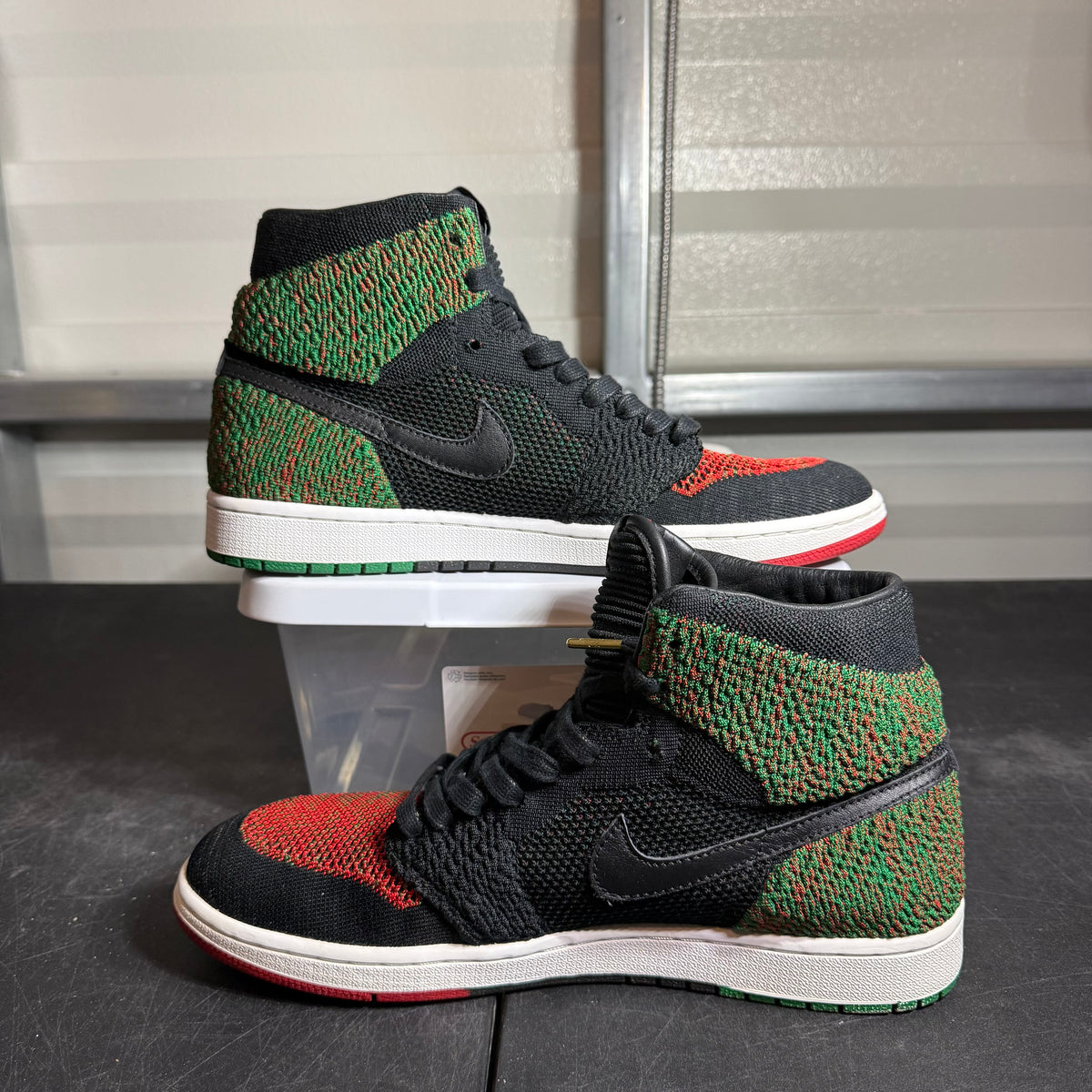Size 12 - AJ 1 Retro Flyknit High BHM