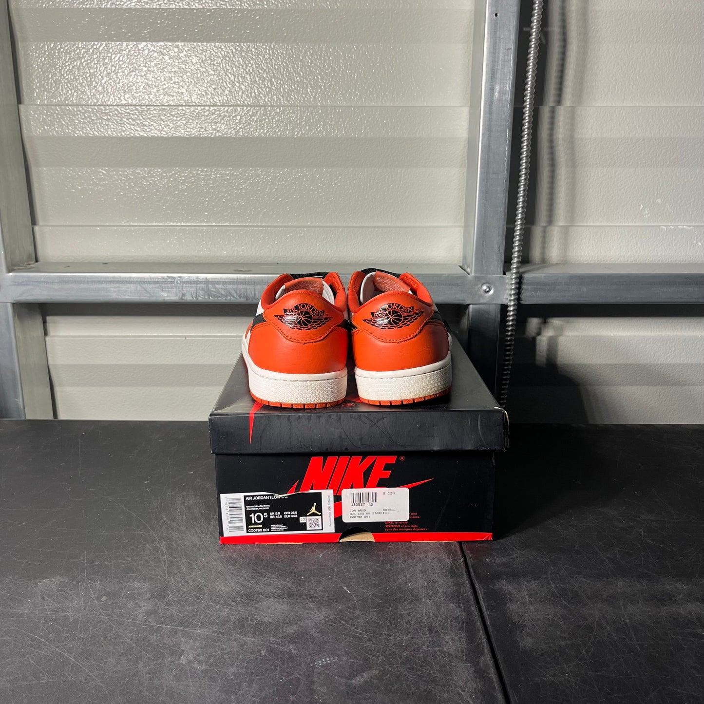 Size 10.5 - AJ 1 Low Starfish