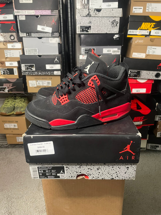 Size 9.5 - Jordan 4 Retro Mid Red Thunder