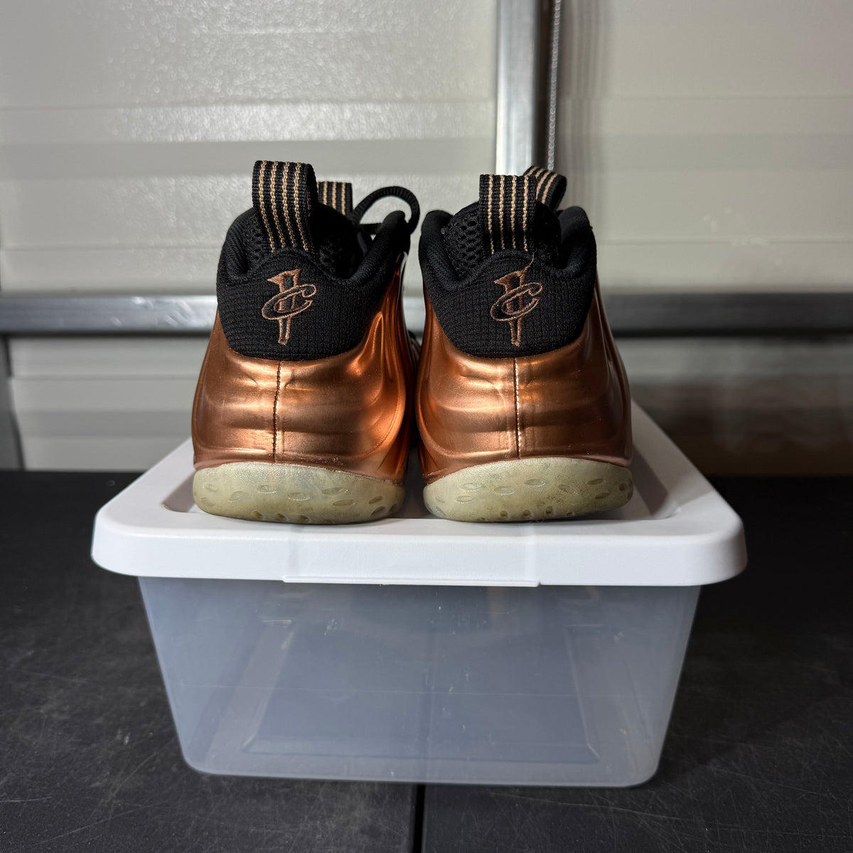Size 9.5 - Nike Foamposite One Copper