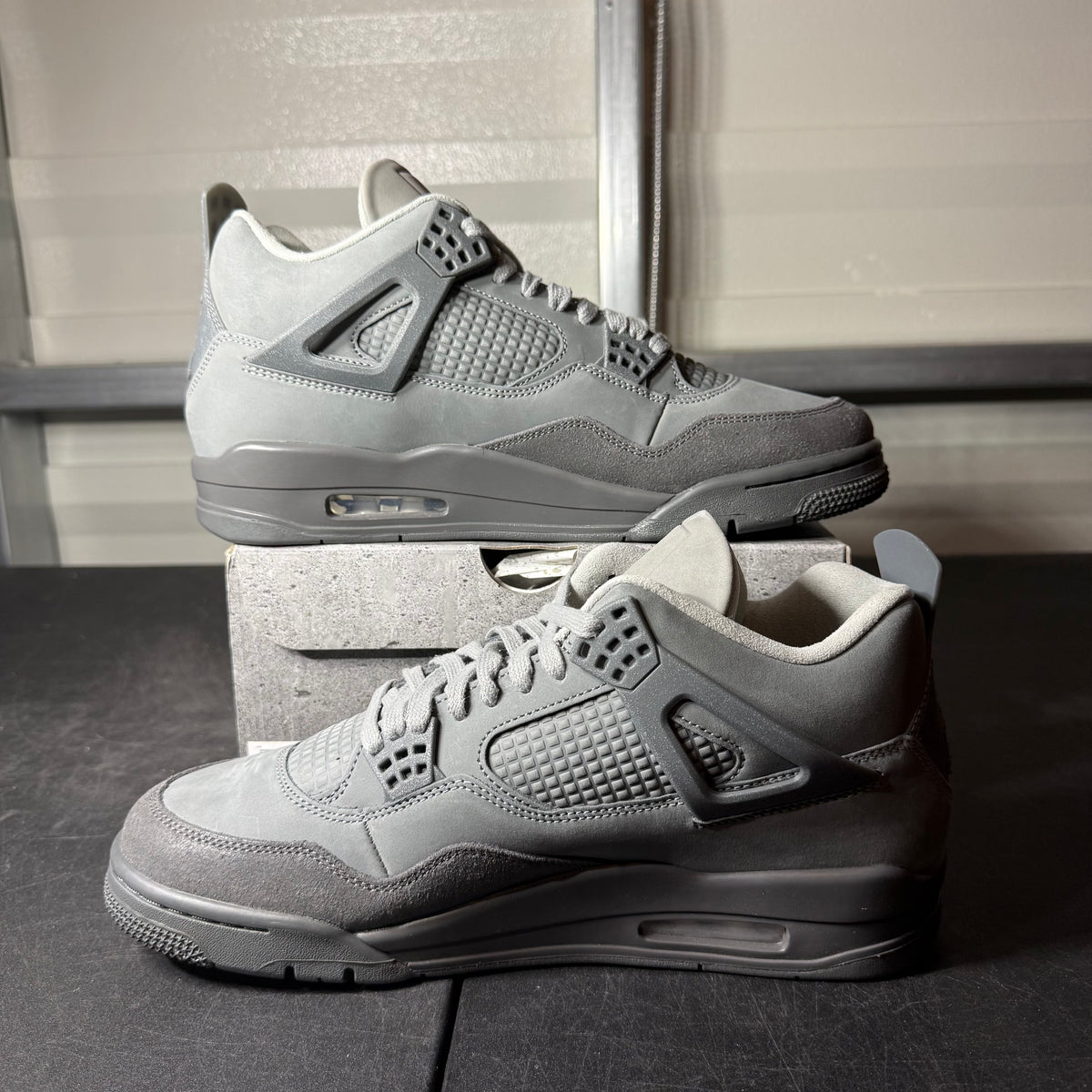 Size 10.5 - AJ 4 Wet Cement