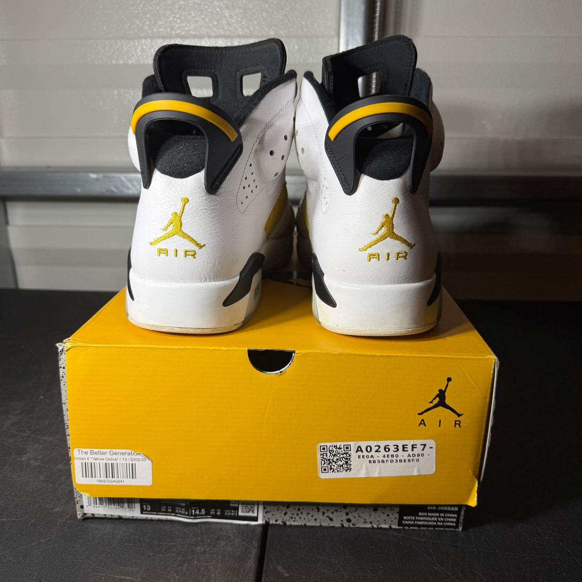 Size 13 - AJ 6 Yellow Ochre