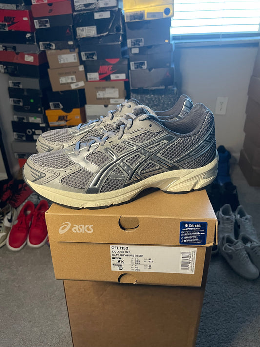 Size 8.5 - ASICS Gel 1130 Clay Grey Pure Silver
