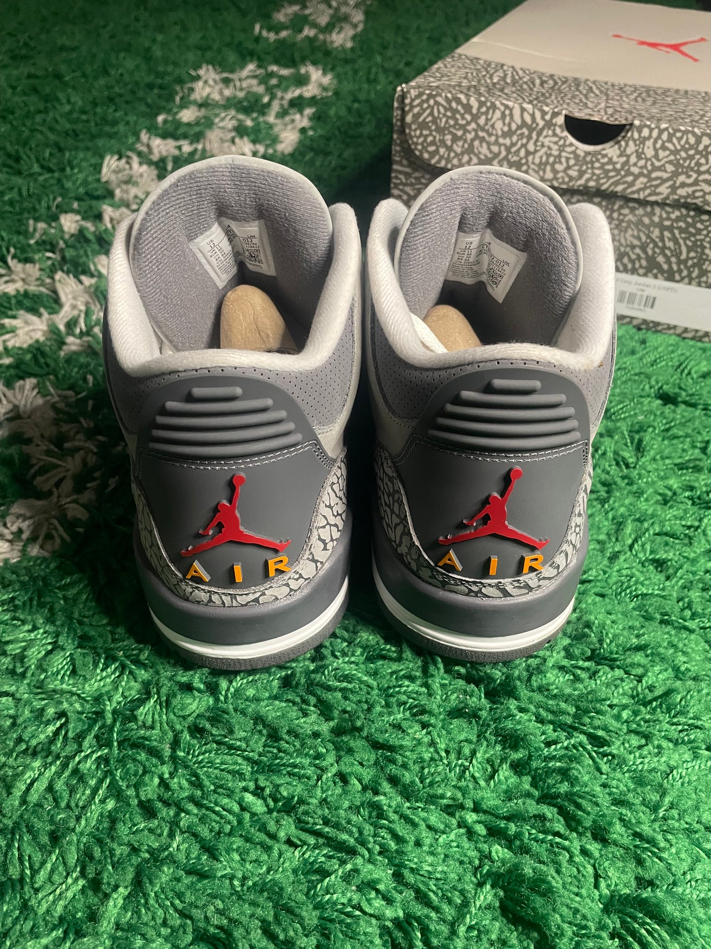 Size 12 - Jordan 3 Retro Mid Cool Grey