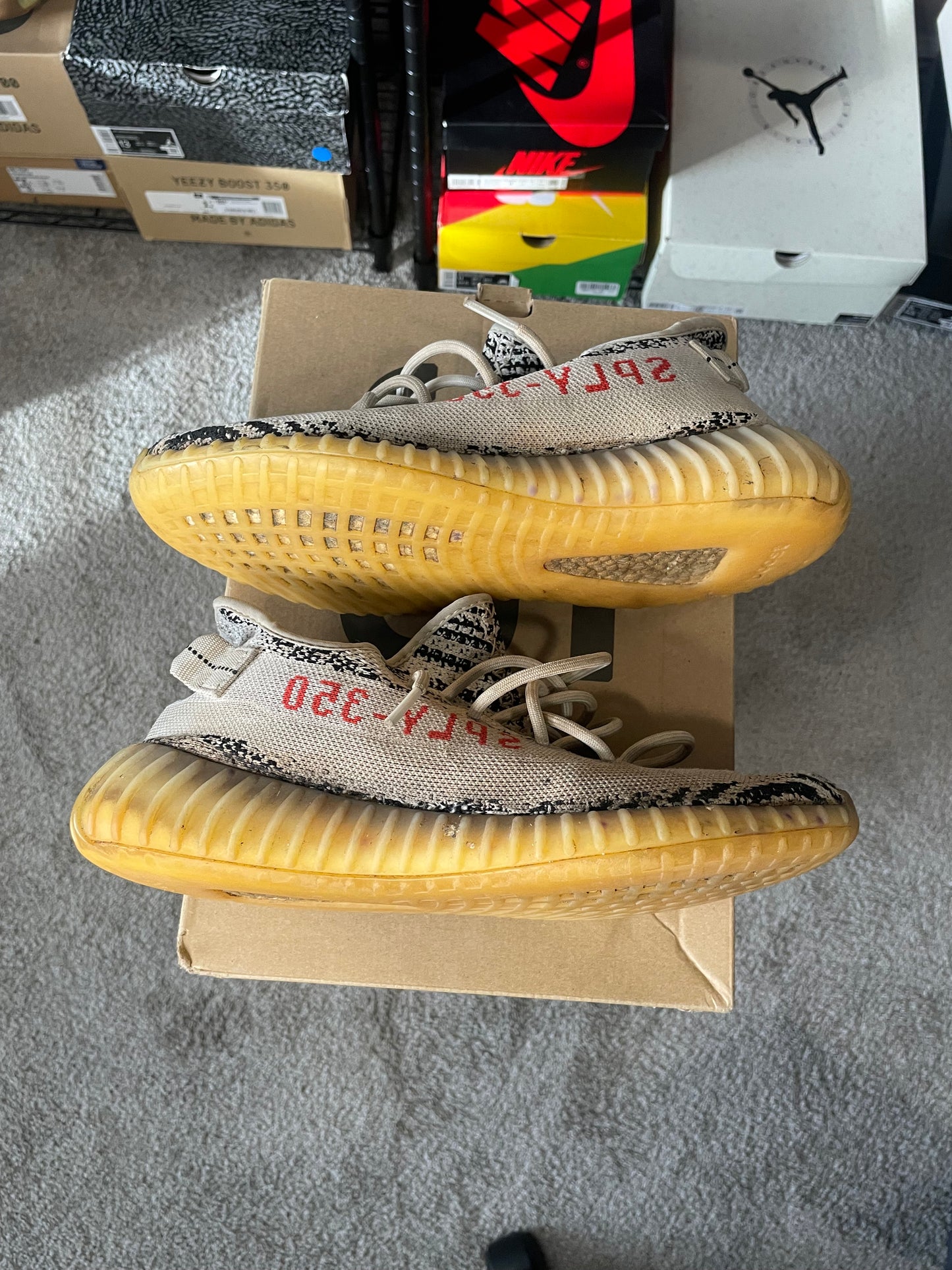 Size 10 - YZY 350 V2 Low Zebra