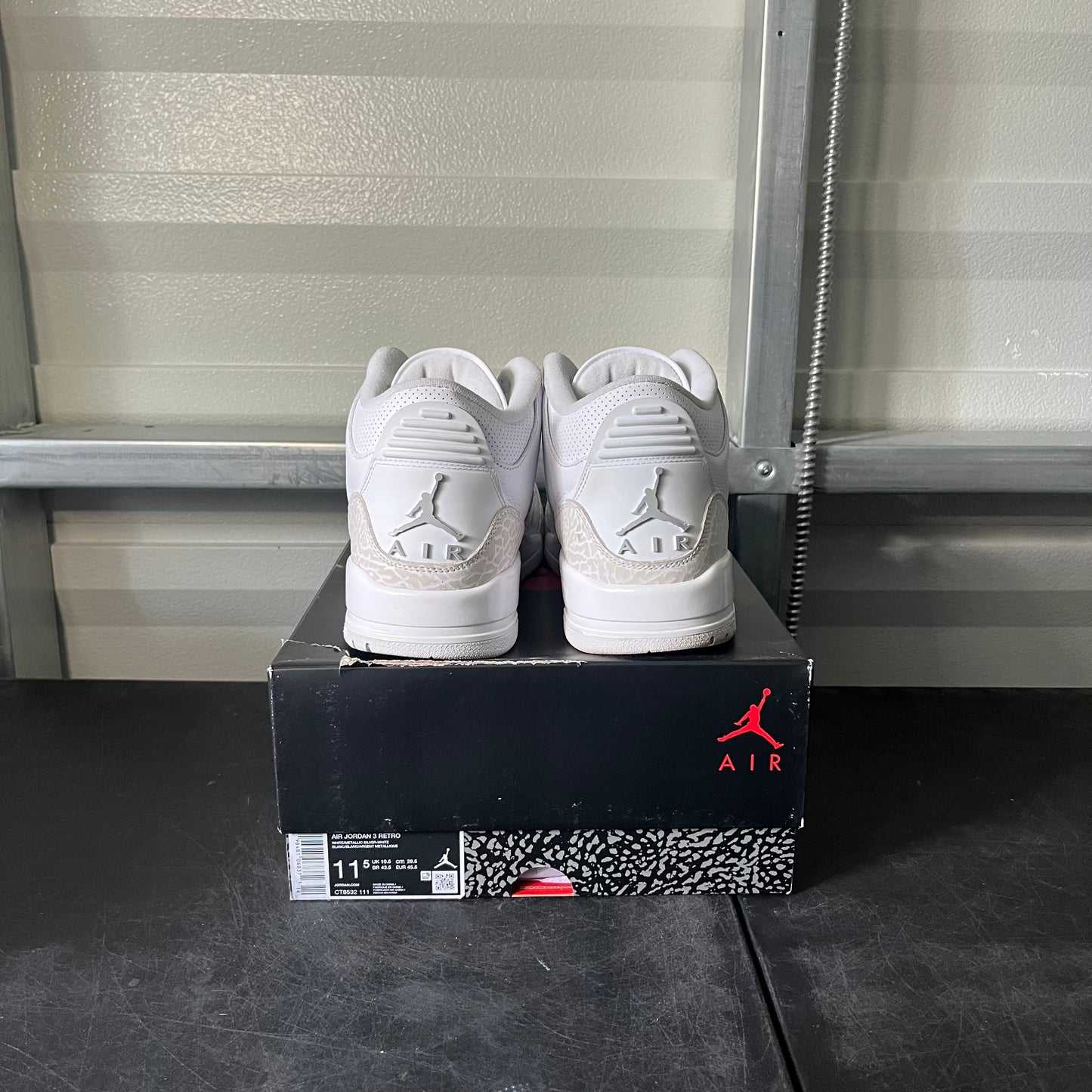 Size 11.5 - AJ 3 Pure Money